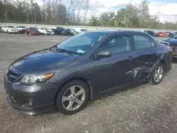 Salvage cars for sale at Leroy, NY auction: 2012 Toyota Corolla Base