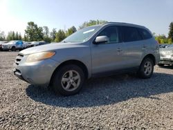 Salvage cars for sale at Portland, OR auction: 2007 Hyundai Santa FE GLS