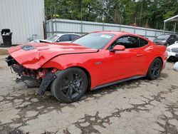 Salvage cars for sale at Austell, GA auction: 2024 Ford Mustang GT