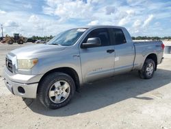 Salvage cars for sale at Arcadia, FL auction: 2007 Toyota Tundra Double Cab SR5