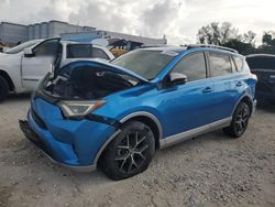 Salvage cars for sale at Opa Locka, FL auction: 2017 Toyota Rav4 SE