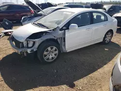 Salvage cars for sale at Elgin, IL auction: 2010 Honda Civic LX