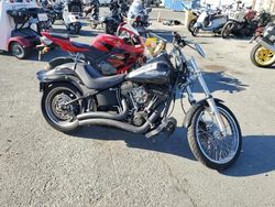 Salvage motorcycles for sale at Martinez, CA auction: 2006 Harley-Davidson Fxstbi