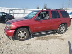 Chevrolet salvage cars for sale: 2004 Chevrolet Trailblazer LS