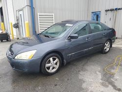 Honda salvage cars for sale: 2005 Honda Accord EX