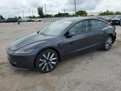 Carros salvage para piezas a la venta en subasta: 2024 Tesla Model 3