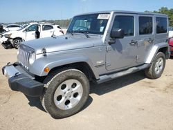 Jeep Wrangler Unlimited Sahara salvage cars for sale: 2015 Jeep Wrangler Unlimited Sahara