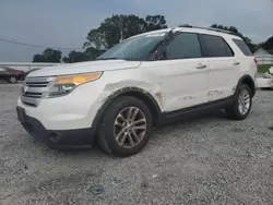 Salvage cars for sale at Gastonia, NC auction: 2013 Ford Explorer XLT