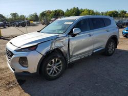 Salvage cars for sale at Chalfont, PA auction: 2019 Hyundai Santa FE SE