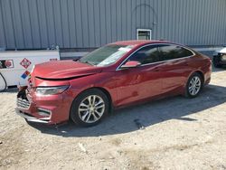 Salvage cars for sale at West Mifflin, PA auction: 2017 Chevrolet Malibu LT