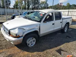 Salvage cars for sale at Spartanburg, SC auction: 2004 Dodge Dakota Quad SLT