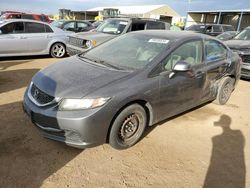 Salvage cars for sale from Copart Brighton, CO: 2013 Honda Civic LX