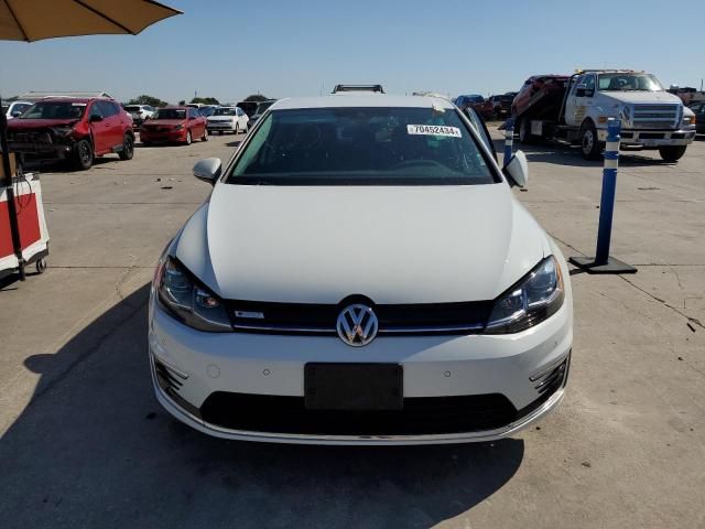 2019 Volkswagen E-GOLF SEL Premium