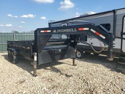 Salvage trucks for sale at Sikeston, MO auction: 2021 Nrst 2021 Norstar 16' Gooseneck Dump Black