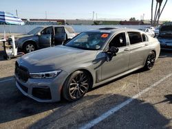 BMW Vehiculos salvage en venta: 2022 BMW 740 I