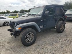 Salvage cars for sale at Riverview, FL auction: 2019 Jeep Wrangler Sport