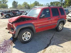 Salvage cars for sale at Wichita, KS auction: 2004 Jeep Liberty Sport