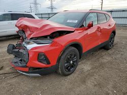 Salvage cars for sale at Elgin, IL auction: 2021 Chevrolet Blazer 2LT