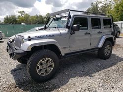 Jeep salvage cars for sale: 2015 Jeep Wrangler Unlimited Rubicon