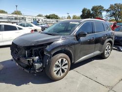 Salvage cars for sale at auction: 2021 Nissan Rogue SV