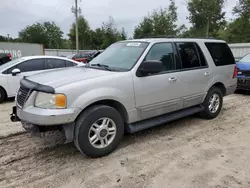 Salvage cars for sale at Midway, FL auction: 2003 Ford Expedition XLT