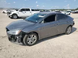 Salvage cars for sale at Houston, TX auction: 2019 Hyundai Elantra SEL