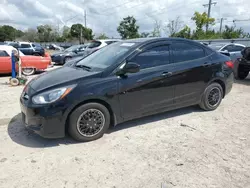 Salvage cars for sale at Riverview, FL auction: 2013 Hyundai Accent GLS