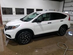 Salvage Cars with No Bids Yet For Sale at auction: 2016 Honda CR-V SE