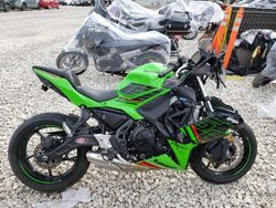 Salvage motorcycles for sale at Franklin, WI auction: 2024 Kawasaki EX650 P