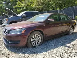 Volkswagen Passat S salvage cars for sale: 2013 Volkswagen Passat S