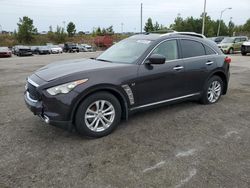 Copart select cars for sale at auction: 2017 Infiniti QX70