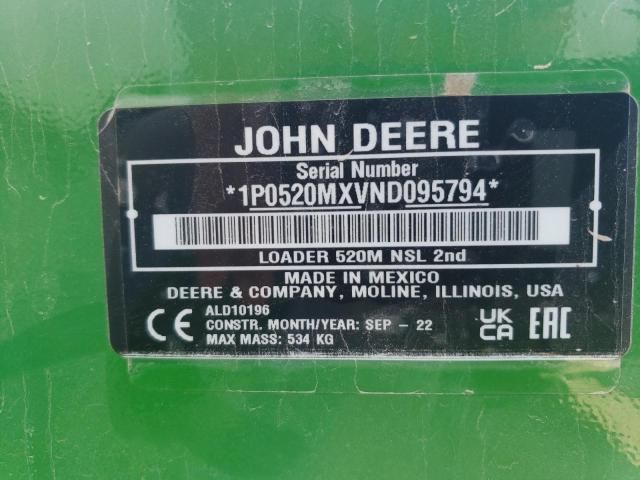 2022 John Deere 520M