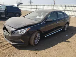 Salvage cars for sale at Elgin, IL auction: 2015 Hyundai Sonata Sport