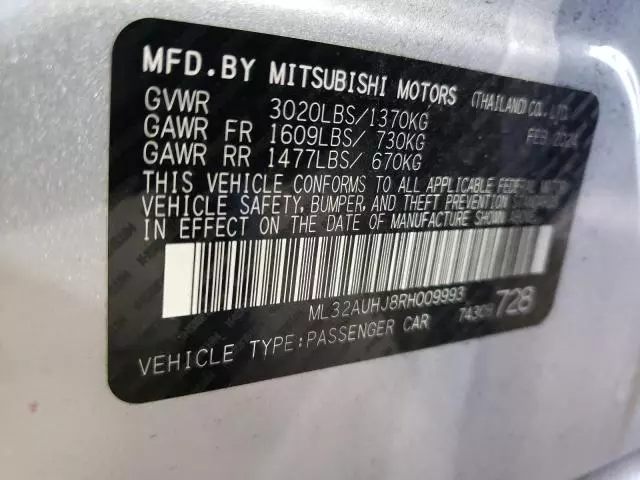 2024 Mitsubishi Mirage ES