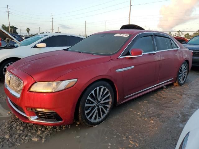 2017 Lincoln Continental Select