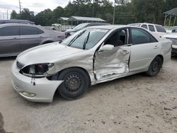 Toyota salvage cars for sale: 2004 Toyota Camry LE