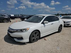 Salvage cars for sale at Houston, TX auction: 2017 Honda Accord Sport