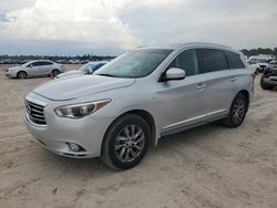 Salvage cars for sale at Houston, TX auction: 2015 Infiniti QX60