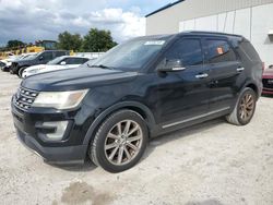 Ford salvage cars for sale: 2016 Ford Explorer Limited