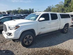 Salvage trucks for sale at Riverview, FL auction: 2017 Toyota Tacoma Double Cab