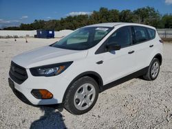 Salvage cars for sale at New Braunfels, TX auction: 2018 Ford Escape S