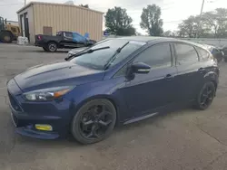 Salvage cars for sale at Moraine, OH auction: 2017 Ford Focus ST