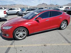 Salvage cars for sale at North Las Vegas, NV auction: 2014 Tesla Model S