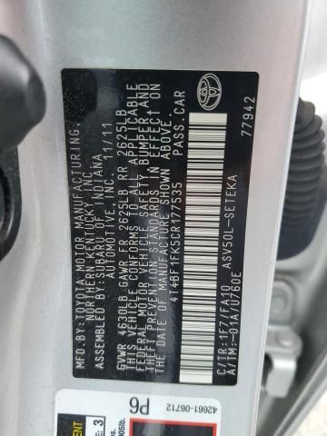 2012 Toyota Camry Base