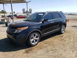 Salvage cars for sale at San Diego, CA auction: 2013 Ford Explorer Limited