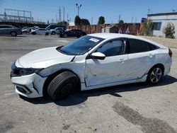 Salvage cars for sale at Wilmington, CA auction: 2019 Honda Civic LX