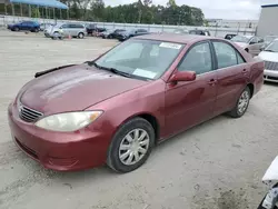 Salvage cars for sale at Spartanburg, SC auction: 2005 Toyota Camry LE