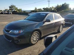 Salvage cars for sale at San Martin, CA auction: 2008 Subaru Impreza 2.5I