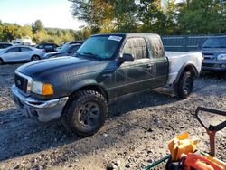 Salvage trucks for sale at Candia, NH auction: 2004 Ford Ranger Super Cab