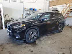 Salvage cars for sale at Ham Lake, MN auction: 2021 Toyota Highlander XLE